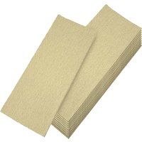 Faithfull AOTSM 93 x 230mm 1/3 Sanding Medium Orbital Sheets (Pack of 10)