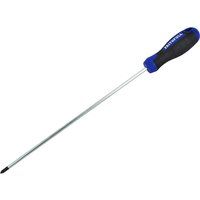 Faithfull SDPZ1L 1 x 250mm Pozidriv Soft Grip Screwdriver Long Reach