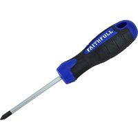 Faithfull Soft Grip Screwdriver Phillips Tip PH1 x 75mm FAISDPH1