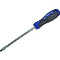 Faithfull FAISDF150 Soft Grip Screwdriver Flared Slotted Tip 8.0 x 150mm