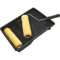 Faithfull 9" Paint Roller Tray Kit with 2 Roller Refills