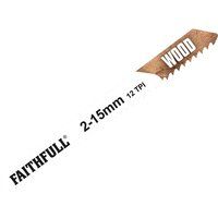 Faithfull JBT119B Jigsaw Blades Wood (Pack of 5)