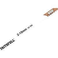Faithfull FAIJBT119BO Wood Jigsaw Blades Pack of 5 T119BO