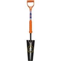 Faithfull INSDRAIN Drainage Shovel with YD Handle, Orange
