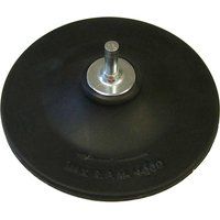 Faithfull FAIABP125 Rubber Backing Pad 125mm (5in) for use with sanding pads
