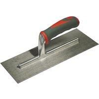 Faithfull SGTP13SS Plasterers Trowel Stainless Steel Soft Grip 13 x 5-inch