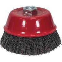 Faithfull WBC100 Wire Cup Brush 100 x M14 x 2 / 0.30mm