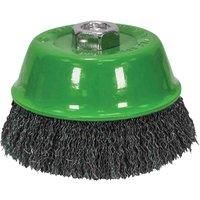 Faithfull WBC100S Wire Cup Brush 100 x M14 x 2 Stainless Steel / 0.30mm