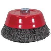 Faithfull WBC125 Wire Cup Brush 125 x M14 x 2 / 0.30mm