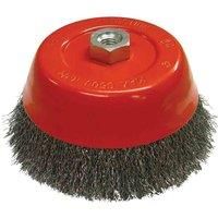 Faithfull WBC150 Wire Cup Brush 150 x M14 x 2 / 0.30mm