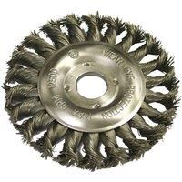 Faithfull WBCT125 Circular Wire Brush 125 x 12 x 22.2mm / 0.50mm Wire
