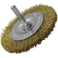 Faithfull WBS75CB Wire Brush 75 x 0.20 x 6mm Shank