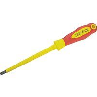 Faithfull  VDE Soft Grip Screwdriver Parallel Slotted Tip 6.5 x 150mm FAISDVDE65