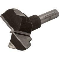 Faithfull FAIHBB35HCS 35mm x 60mm HCS Hinge Bore Bit with 8mm Shank