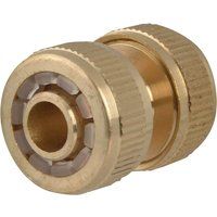 Faithfull FAIHOSEMEND Brass Hose Connector / Mender 12.7 mm (1/2 Inch) Diameter