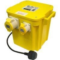 Faithfull TRAN5 5 KVA Triple Outlet Transformer