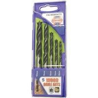 Faithfull Lip & Spur Wood Drillbit (set 5)