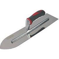 Faithfull SGTFL16SS Soft Grip Flooring Trowel Stainless Steel 16 x 4-inch