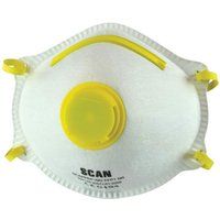 Scan SCAPPEP1MV FFP1 Premier Moulded Valved Disposable Masks Pack of 3