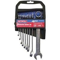 COMBINATION SPANNER SET 9 PC METRIC WRENCH 6mm-19mm OPEN & RING, FAITHFULL SETC9