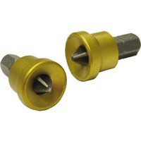 Faithfull FAISBPH2DW Drywall Screwdriver Adaptor and PH2 Bits. Pack of 2