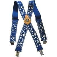Faithfull BRACESTM Heavy-Duty Braces 2-inch Wide - Blue