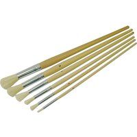 Faithfull Round Fitch Brush Set (6 Pieces)