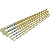 Faithfull Round Fitch Brush Set (6 Pieces)