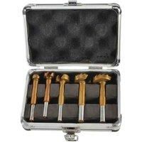 Faithfull Forstner Bit Set in Aluminium Case (5 Pieces)