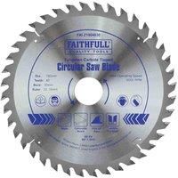 Faithfull Wood Cutting Saw Blade 190mm 40T 30mm