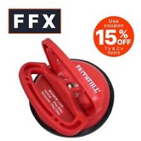 Faithfull FAISUCPAD Single Pad Suction Lifter 120 mm Pads, Supports Up to 30 kg
