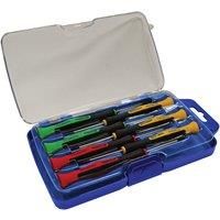 Faithfull FAISDMINI7 Instrument Precision Screwdriver, Set of 7
