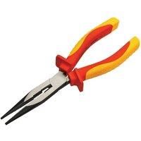 Faithfull FAIPLVDELN8 200 mm VDE Long Nose Pliers