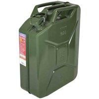 Faithfull FAIAUJERRY20 20 litre all metal green jerry can 20L ltr