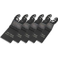 Faithfull Wood Oscillating Multi Tool Flush Cut Blade 34mm Pack of 5