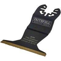Faithfull Oscillating Multi-Function Tool Blades Flush Cut Titanium Coated 65mm