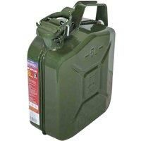Faithfull FAIAUJERRY5 5 Litre Metal Jerry Can UN App, GS TUV Certified - Green
