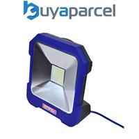 Faithfull Power Plus FPPSLTL20 SMD LED Task Light with Power Take-Off, 20 W, 240 V, Blue, Small