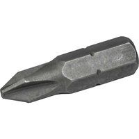 Faithfull Phillips 1 S2 Grade Steel Screwdriver Bits X 25Mm Pack Of 3 FAISBPH125