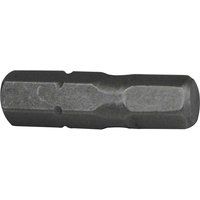 Faithfull - Hex 6 S2 Grade Steel Screwdriver Bits x 25mm Pack of 3