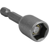 Faithfull Magnetic Hex Nut Driver 1/4in Hex 6mm