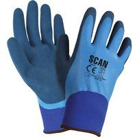 Scan SCAGLOLA Waterproof Latex Gloves - Various Sizes