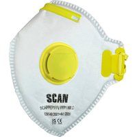Scan SCAPPEP1FFVB Premier Fold Flat Valved Disposable Mask FFP1 (10)
