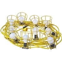 Faithfull Festoon Lights L/E 22M 10 Bulbs 110V