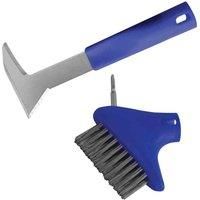Faithfull FAIPATKIT Auto-Lock Patio Steel Brush & Weeder