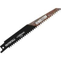 Faithfull FAISBS611DF Sabre Saw Blades BIM Demolition - Pack of 5