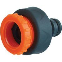 Plastic Tap Hose Connector 1/2 & 3/4in