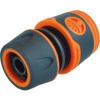 Faithfull HOSEPLFC Plastic Female Hose Connector, Orange/Grey