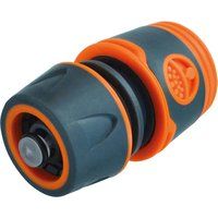 Plastic Water Stop Hose Connector 1/2in
