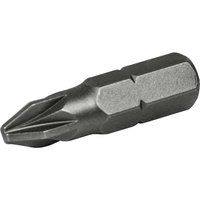 Faithfull FAISBPZ225B Pozi S2 Grade Steel Screwdriver Bits PZ2 x 25mm (Pack 25)